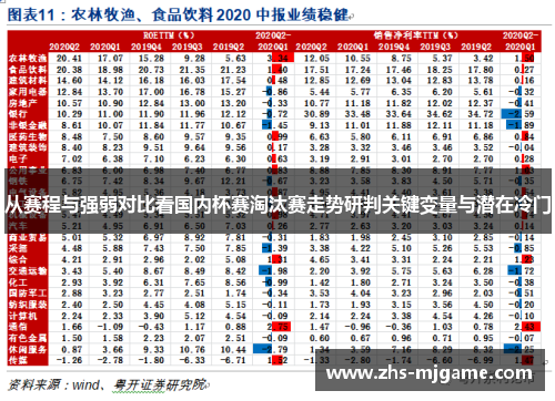 从赛程与强弱对比看国内杯赛淘汰赛走势研判关键变量与潜在冷门
